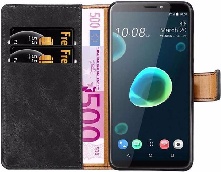 Actual product image Cadorabo Book Luxury Cover (HTC Desire 12+)