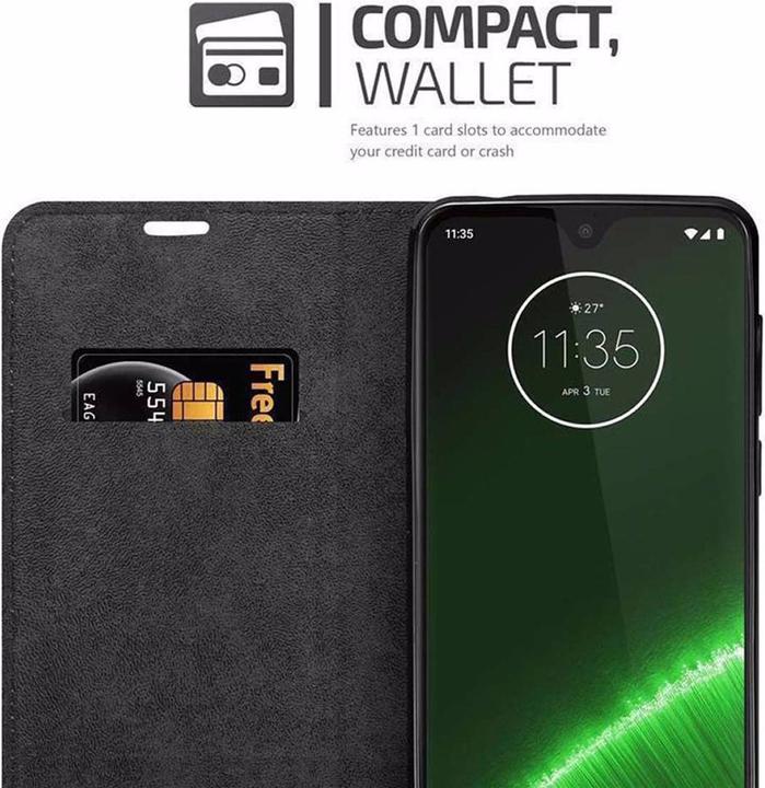Produktbild Cadorabo Book Invisible Magnet Cover (Motorola Moto G7, Motorola Moto G7 Plus)