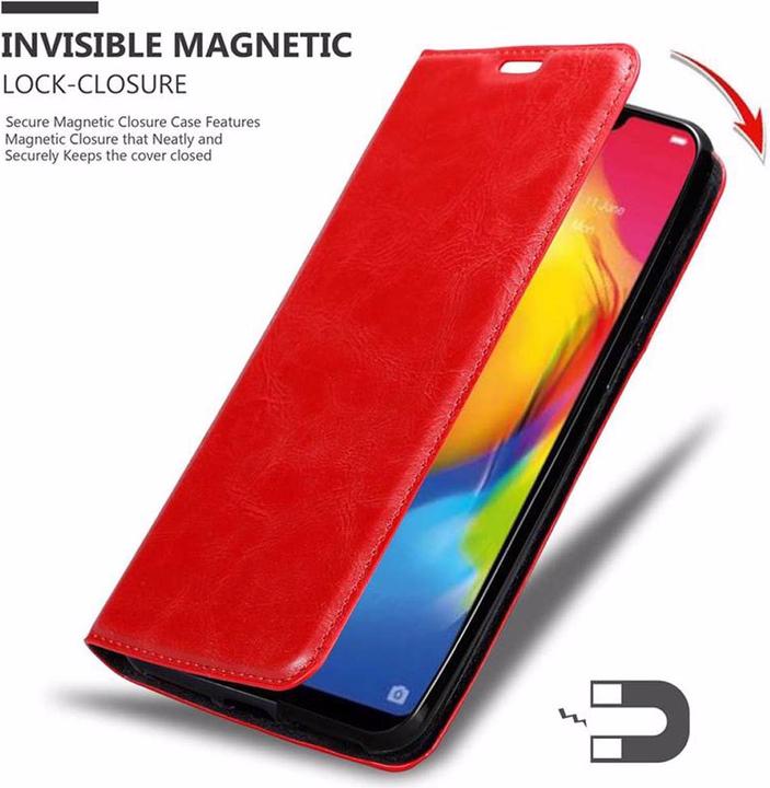 Actual product image Cadorabo Book Invisible Magnet Cover (Vivo Y83)