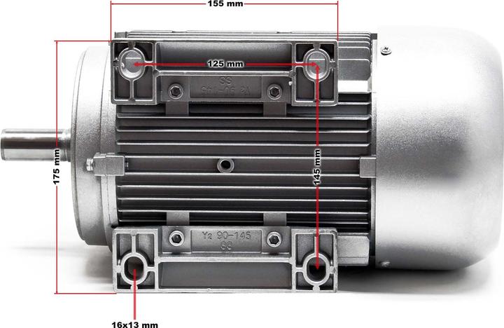 Actual product image Wiltec Electric motor