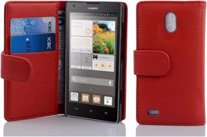 Productafbeelding Cadorabo Boek met structuur omslag (Huawei Ascend G700)