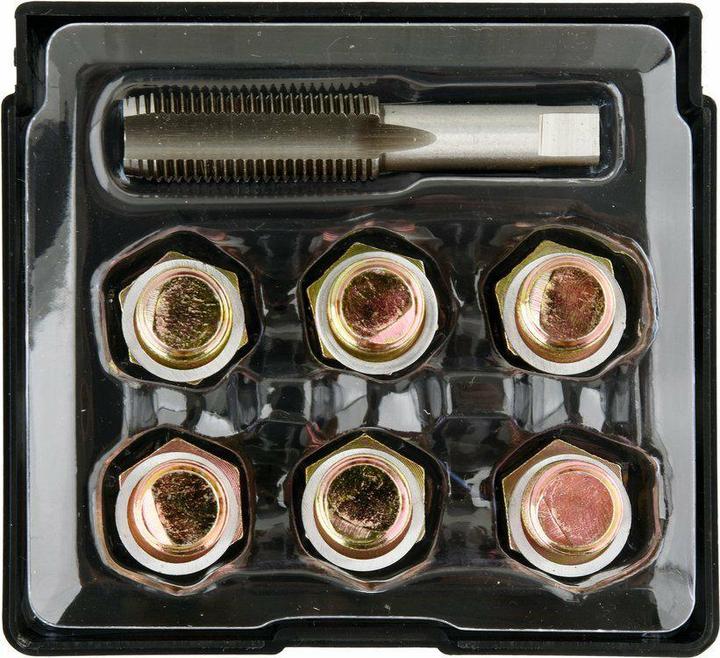Toya Kit de réparation professionnel Yato pour filetage de vidange d'huile, M13 M15 M17 M20 M22, 1,5 mm