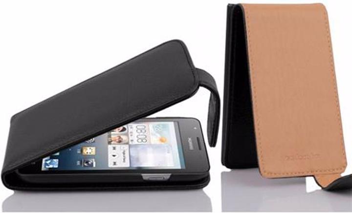 Actual product image Cadorabo Flip with structure cover (Huawei Ascend G520, Huawei Ascend G510, Huawei Ascend G525)