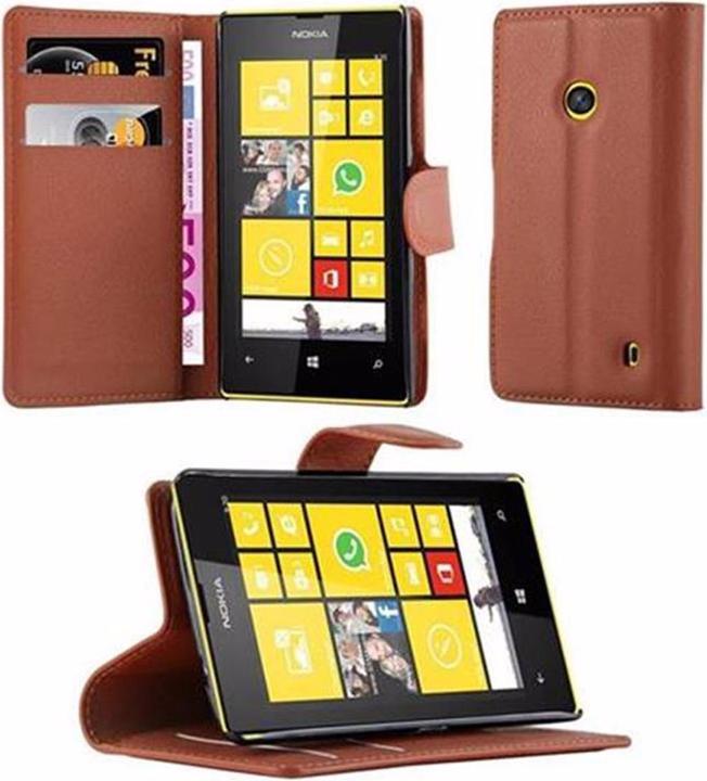 Produktbild Cadorabo Book mit Standfunktion Cover (Nokia Lumia 520)
