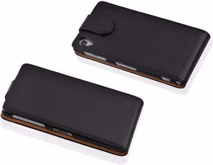 Productafbeelding Cadorabo Flip met structuurhoes (Sony Xperia Z1 Compact)