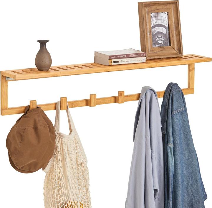 Actual product image SoBuy Wall coat rack with 6 coat hooks