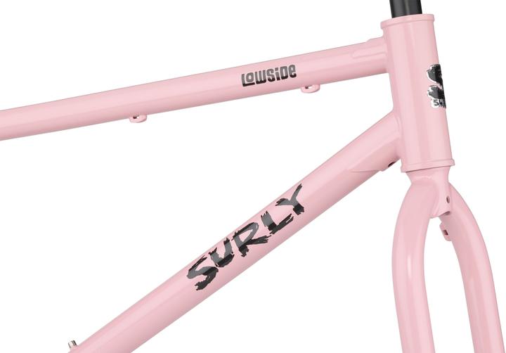 Actual product image Surly Lowside MTB Frame Kit, 27.5", pink