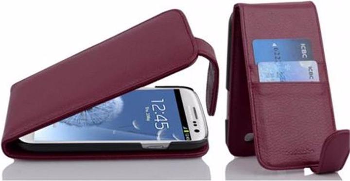 Actual product image Cadorabo Flip with card pocket cover (Samsung Galaxy S3, Samsung Galaxy S3 Neo)