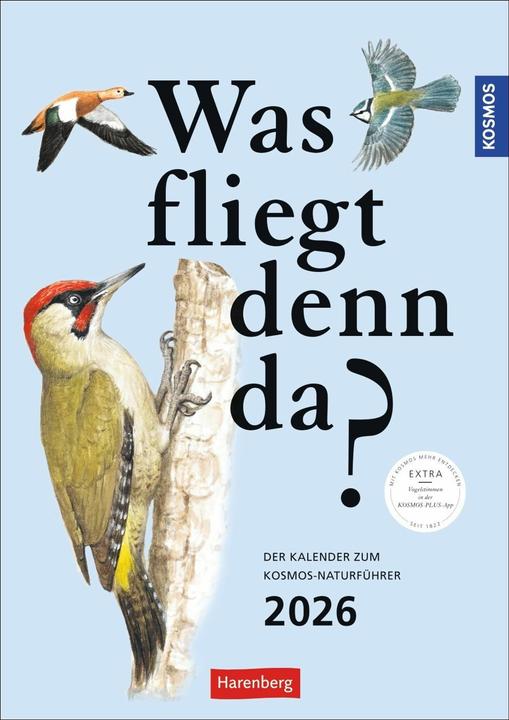 Produktbild Harenberg KOSMOS Was fliegt denn da? Wochenplaner 2026 - Der Kalender zum KOSMOS-Naturführe (Deutsch)