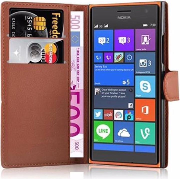 Actual product image Cadorabo Book with stand function cover (Nokia Lumia 730)
