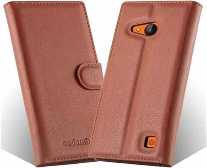 Actual product image Cadorabo Book with stand function cover (Nokia Lumia 730)