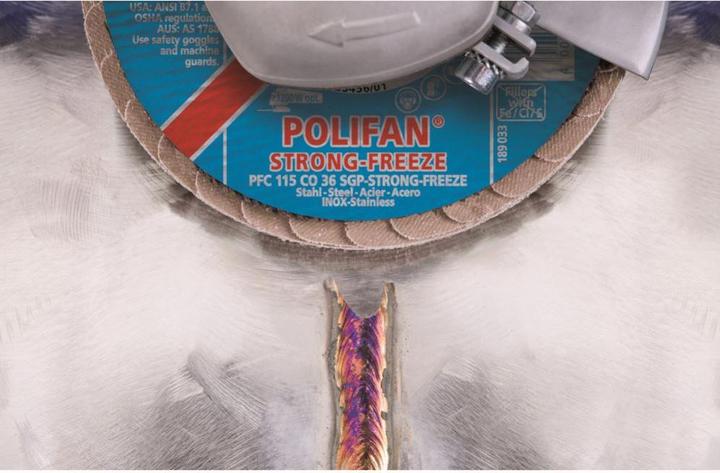 Produktbild Pferd POLIFAN®-Fächerscheibe PFC 125 CO 50 SGP-STRONG-FREEZE/22.23 VPE: 10 (50)