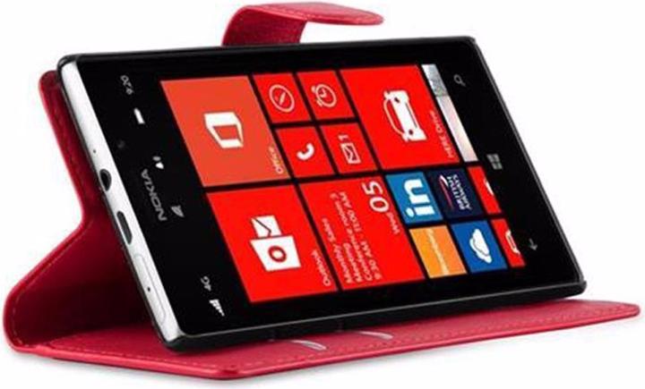 Actual product image Cadorabo Book with stand function cover (Nokia Lumia 925)