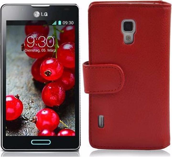 Productafbeelding Cadorabo Boek met structuur omslag (LG Optimus L7 II)