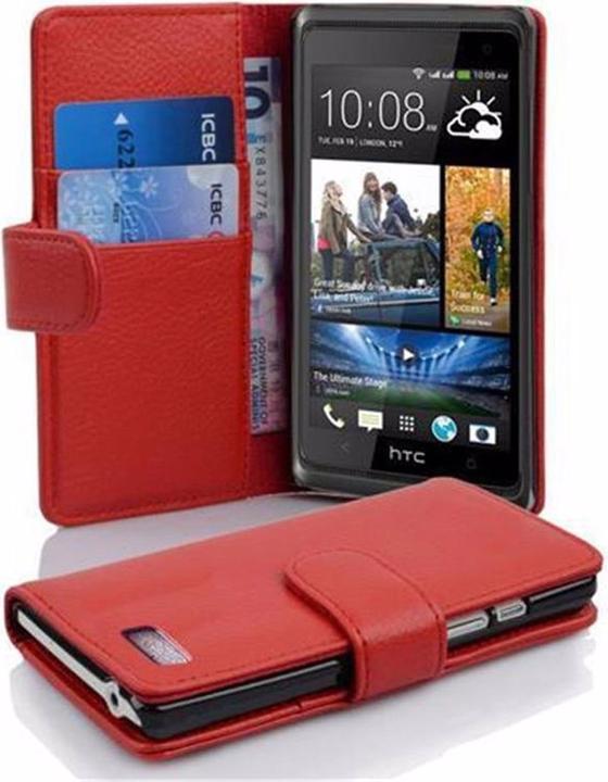 Produktbild Cadorabo Book mit Struktur Cover (HTC Desire 600)