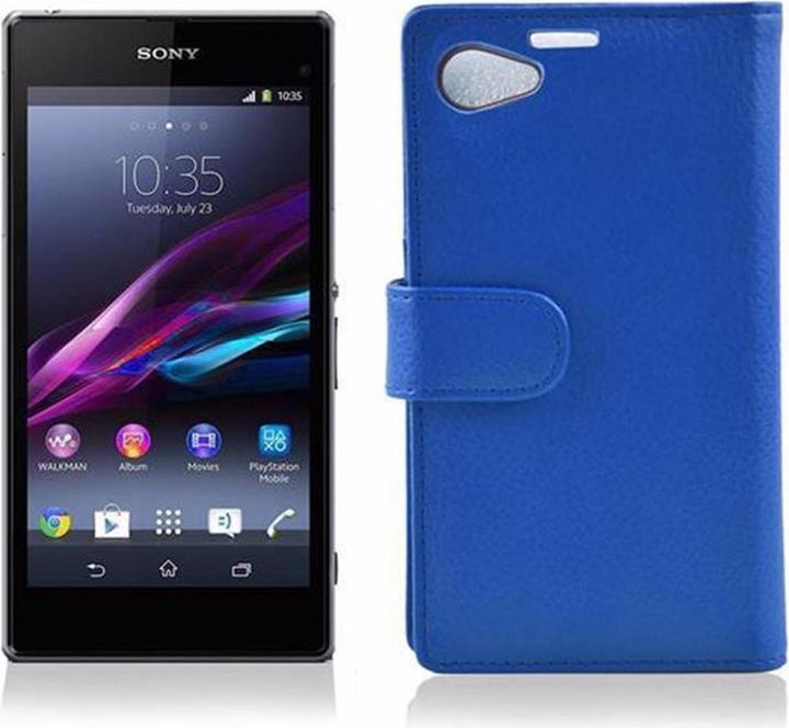 Productafbeelding Cadorabo Boek met structuur omslag (Sony Xperia Z1 Compact)