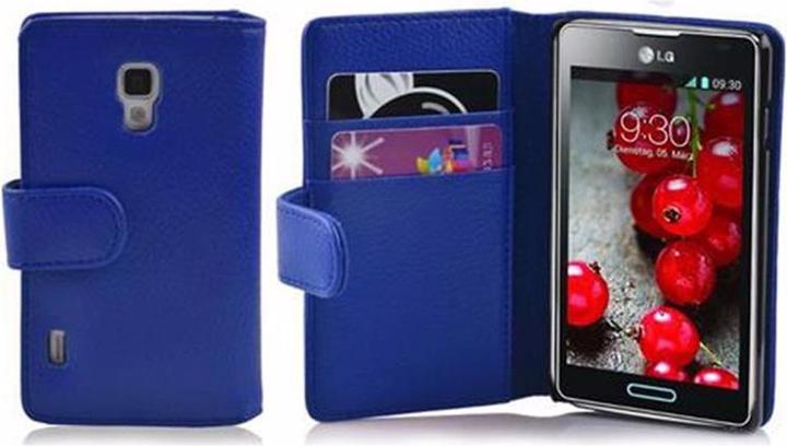 Productafbeelding Cadorabo Boek met structuur omslag (LG Optimus L7 II)