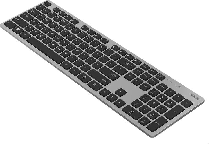 Image du produit ASUS W5000 | Ensemble clavier et souris | Sans fil | US | Gris (US, Sans fil)
