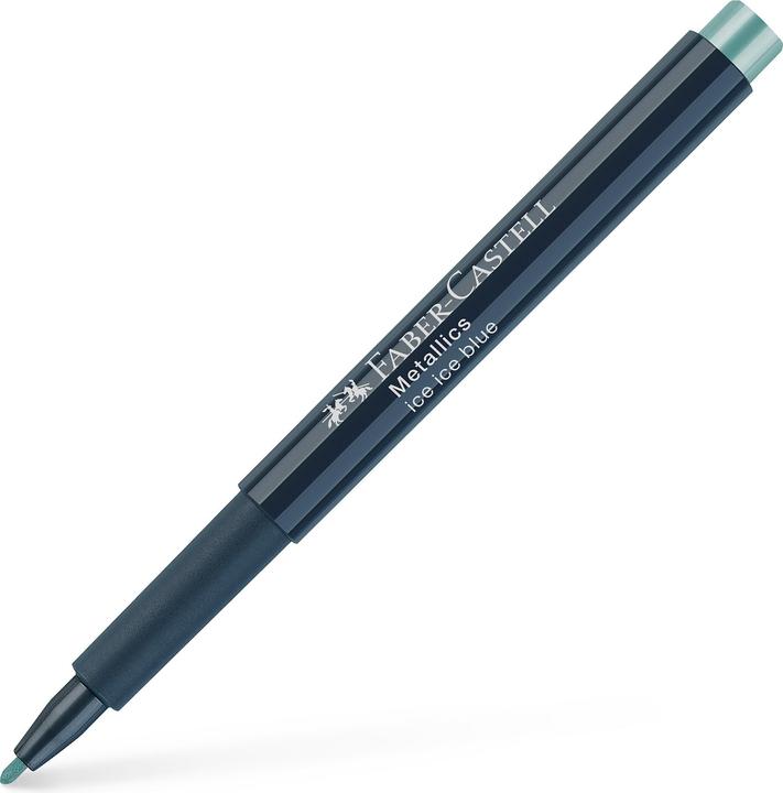 Immagine prodotto Faber-Castell Marcatore metallizzato FABER CASTELL (Blu ghiaccio, 1.50 mm, 1 x)