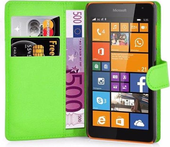 Actual product image Cadorabo Book with stand function cover (Microsoft Lumia 535)