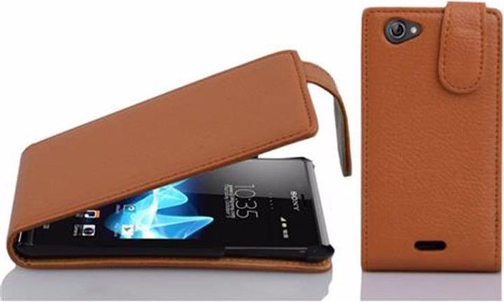 Immagine prodotto Cadorabo Flip con copertura della struttura (Sony Xperia J)