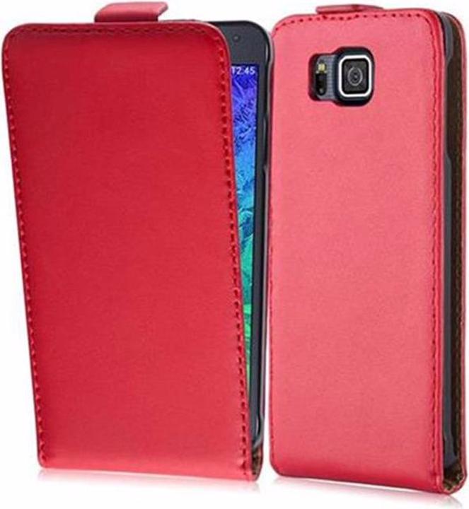 Actual product image Cadorabo Flip Smooth Cover (Samsung Galaxy Alpha)