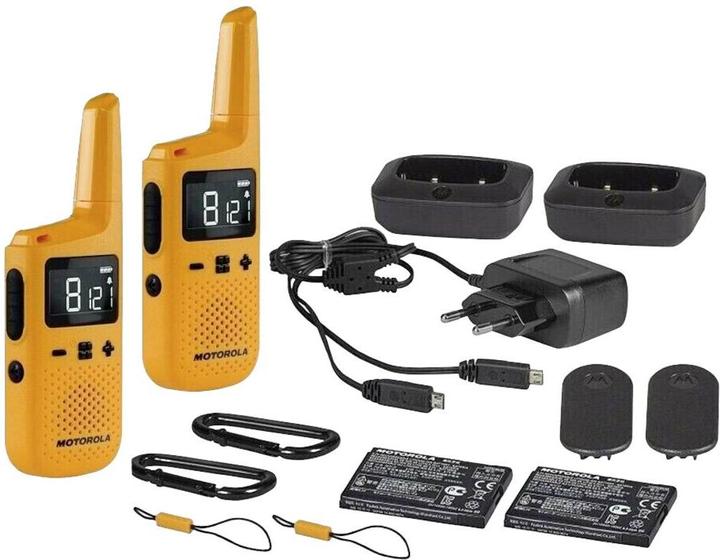 Immagine prodotto Motorola Walkie talkie T72, 16 canali, giallo (8 km)