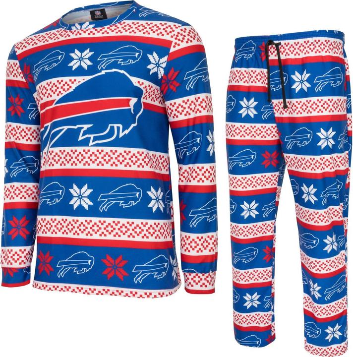 Foco NFL Winter XMAS Pyjama Schlafanzug Buffalo Bills - XL (XL)