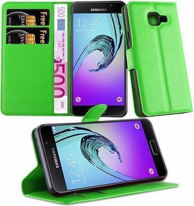 Actual product image Cadorabo Book with stand function cover (Samsung Galaxy A3 (2016))