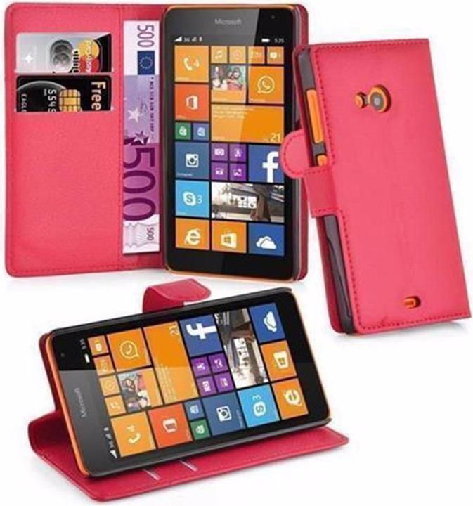 Actual product image Cadorabo Book with stand function cover (Microsoft Lumia 535)