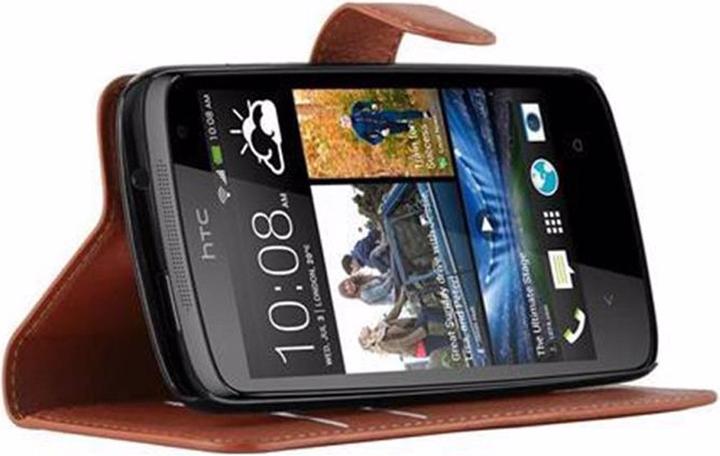 Actual product image Cadorabo Book with stand function cover (HTC Desire 500)