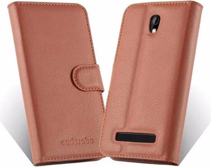 Actual product image Cadorabo Book with stand function cover (HTC Desire 500)