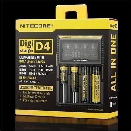 Image du produit Nitecore Digicharger D4EU - Version UE (1 pcs, C, AAA, RCR123A, AA, Chargeurs sans batterie)