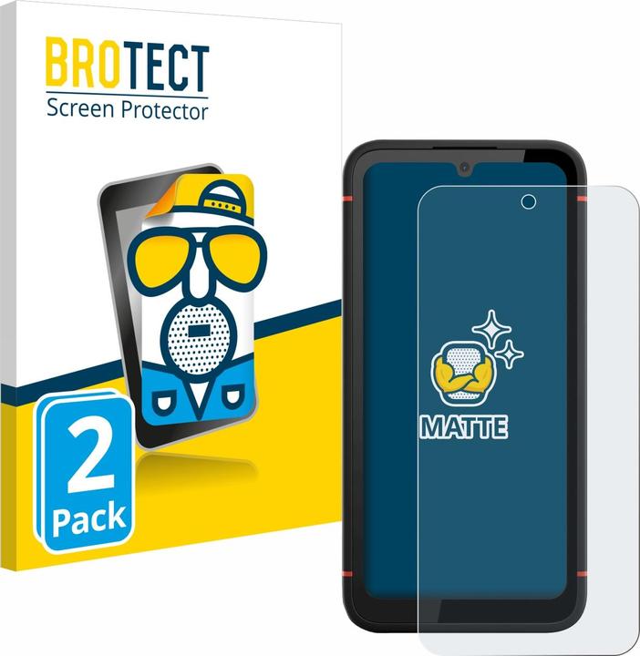Actual product image BROTECT Anti-glare screen protector matt (2 Piece, Gigaset GX4)