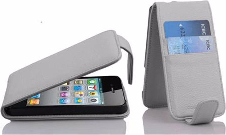 Actual product image Cadorabo Flip with card pocket cover (Apple iPhone 4s, Apple iPhone 4)