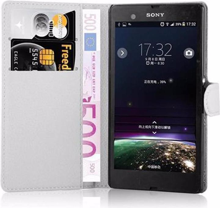 Actual product image Cadorabo Book with stand function cover (Sony Xperia Z)