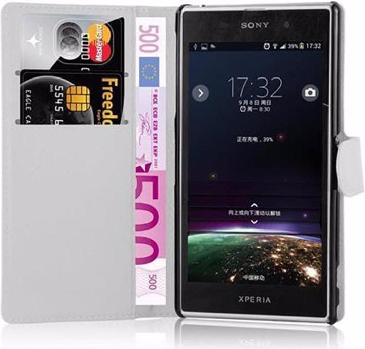 Actual product image Cadorabo Book with stand function cover (Sony Xperia Z1)