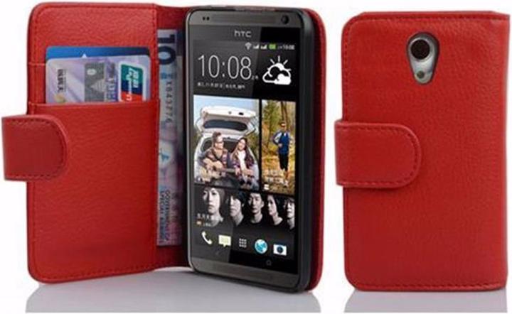Produktbild Cadorabo Book mit Struktur Cover (HTC Desire 700)