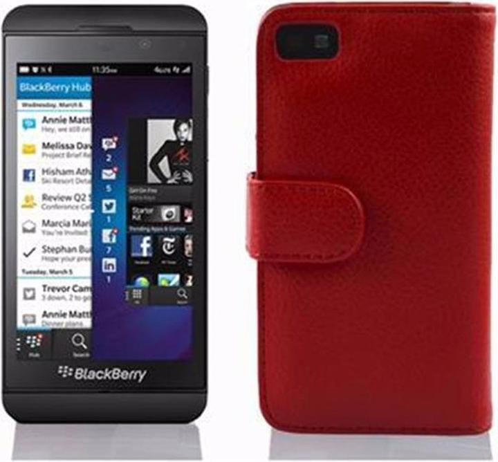 Produktbild Cadorabo Book mit Struktur Cover (Blackberry Z10)