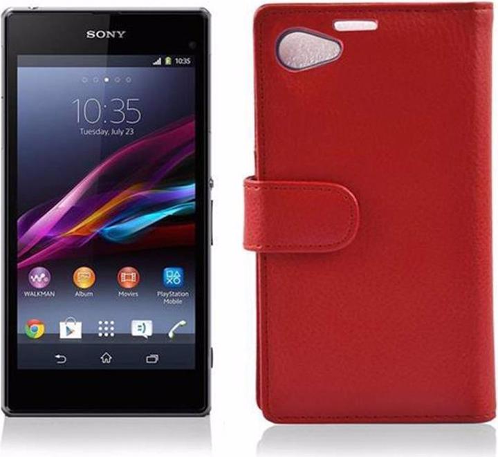 Productafbeelding Cadorabo Boek met structuur omslag (Sony Xperia Z1 Compact)