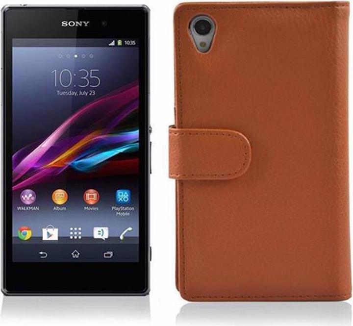Actual product image Cadorabo Book with structure cover (Sony Xperia Z1)