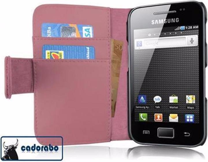 Produktbild Cadorabo Book Glatt Cover (Samsung Galaxy Ace)