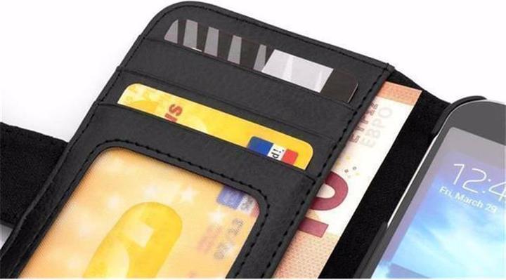Image du produit Cadorabo Book avec 3 pochettes pour cartes Couverture (HTC One 10)