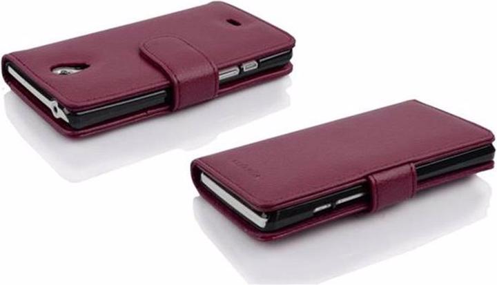 Actual product image Cadorabo Book with structure cover (Sony Xperia T)