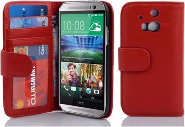 Produktbild Cadorabo Book mit 3 Kartenfächer Cover (HTC One M8)