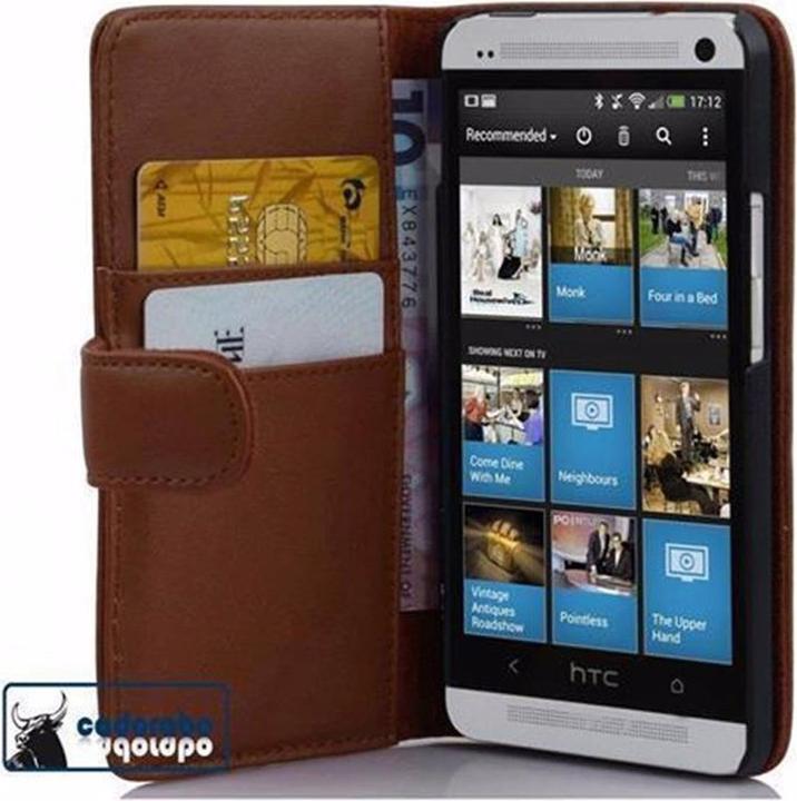 Produktbild Cadorabo Book Glatt Cover (HTC One M7)