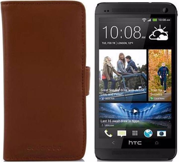 Produktbild Cadorabo Book Glatt Cover (HTC One M7)