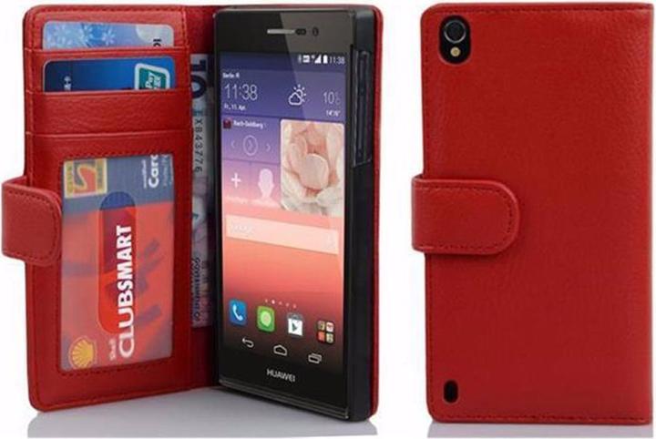 Image du produit Cadorabo Book avec 3 pochettes pour cartes Couverture (Huawei Ascend P7)