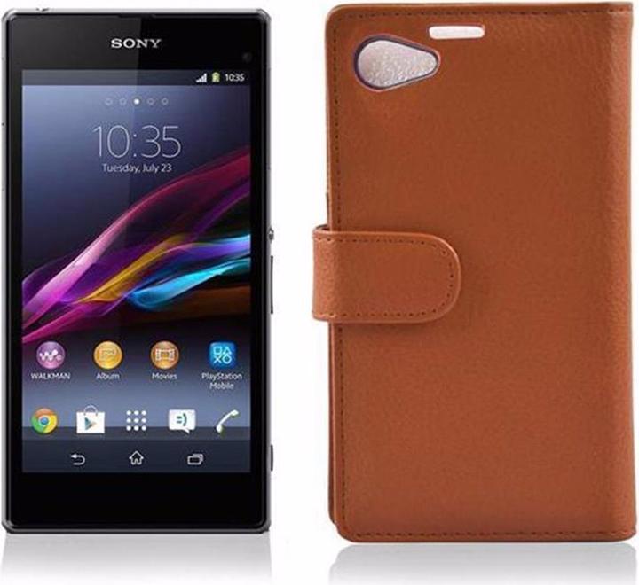 Actual product image Cadorabo Book with structure cover (Sony Xperia Z1 Compact)
