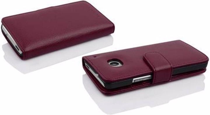 Productafbeelding Cadorabo Boek met structuur omslag (HTC One Mini)